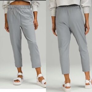 Lululemon Stretch High Rise Crop 23" Pants Size 4 in Rhino Grey